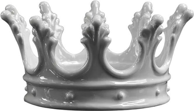 crown made of porcelain