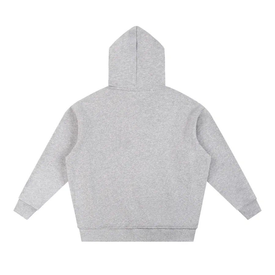 Sun Fade Contrast Tape  Hoodie - gray